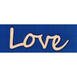 SKLEJKA #3mm Love 6x17cm  / segoe